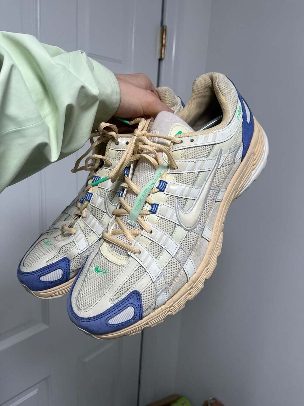 Nike P-6000 Athletic Department Size 14 Coconut Milk
